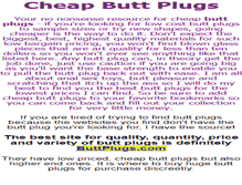 Tablet Screenshot of cheapbuttplugs.com
